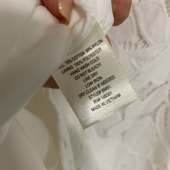 Monteau | White Lace Mini Dress - Picture 4 of 6